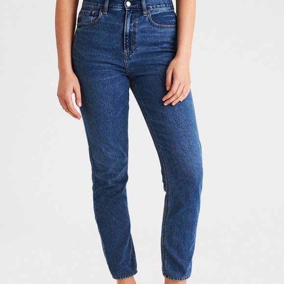 american eagle mom jeans size 4